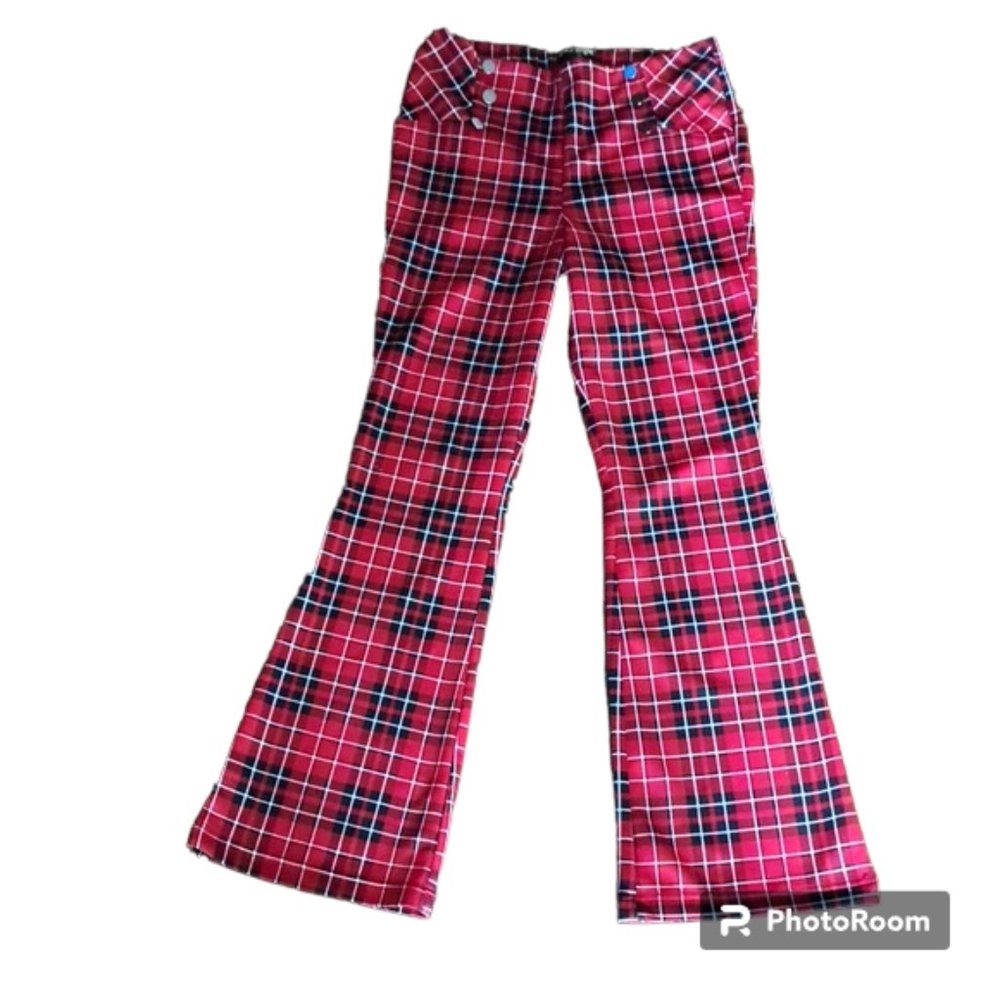 Red Plaid Pants